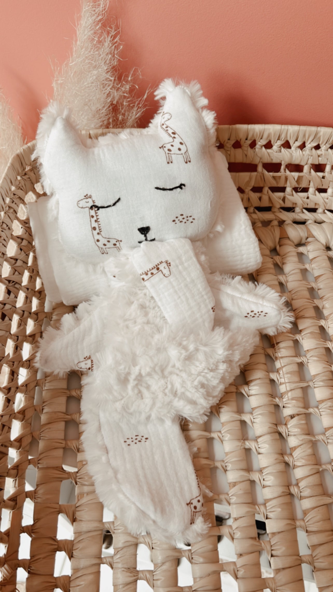 Doudou plat renard Fantaisy - Girafons L atelier Oz et fee