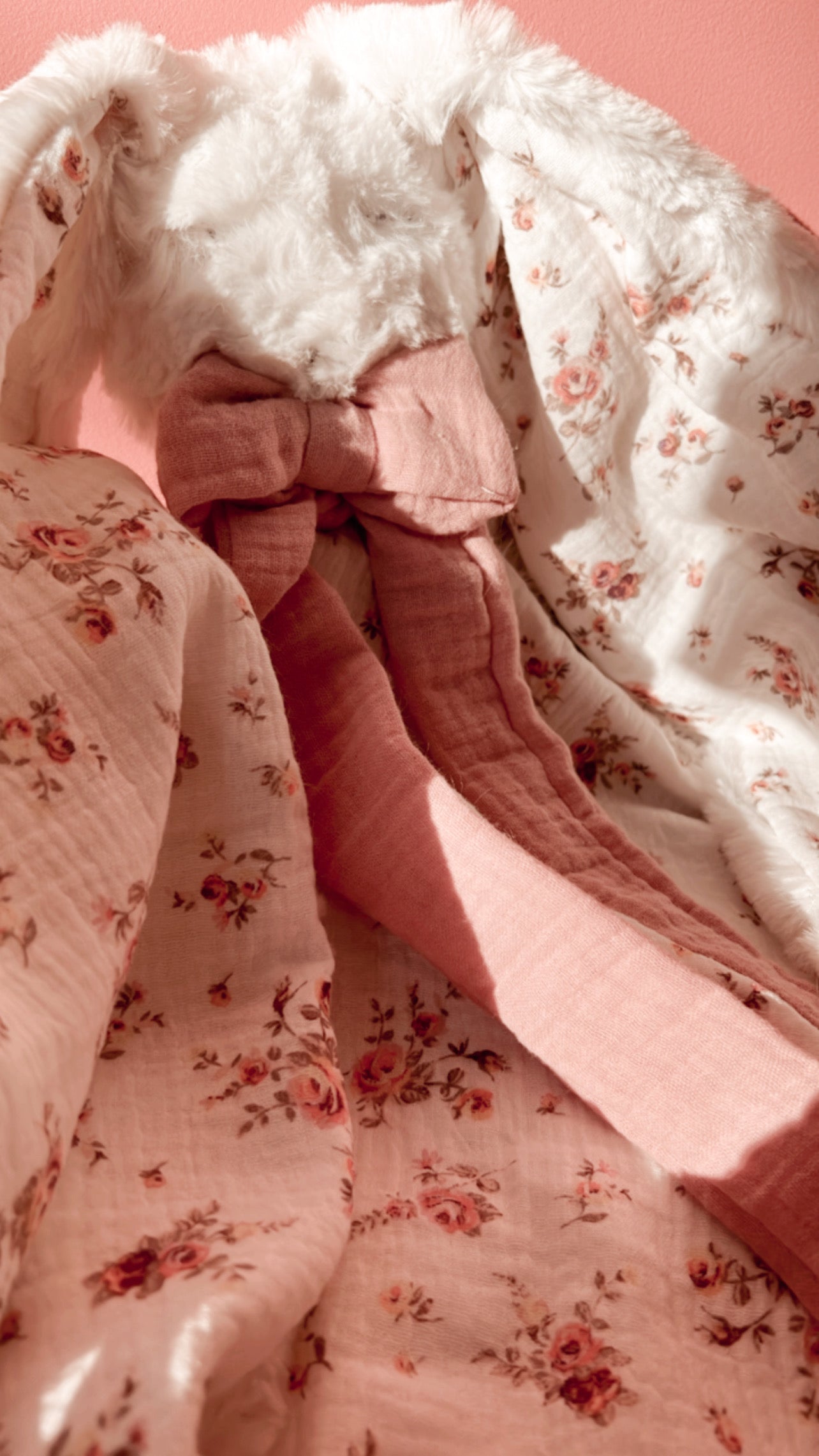 Doudou lange / doudou couverture lapin NINA L atelier Oz et fee