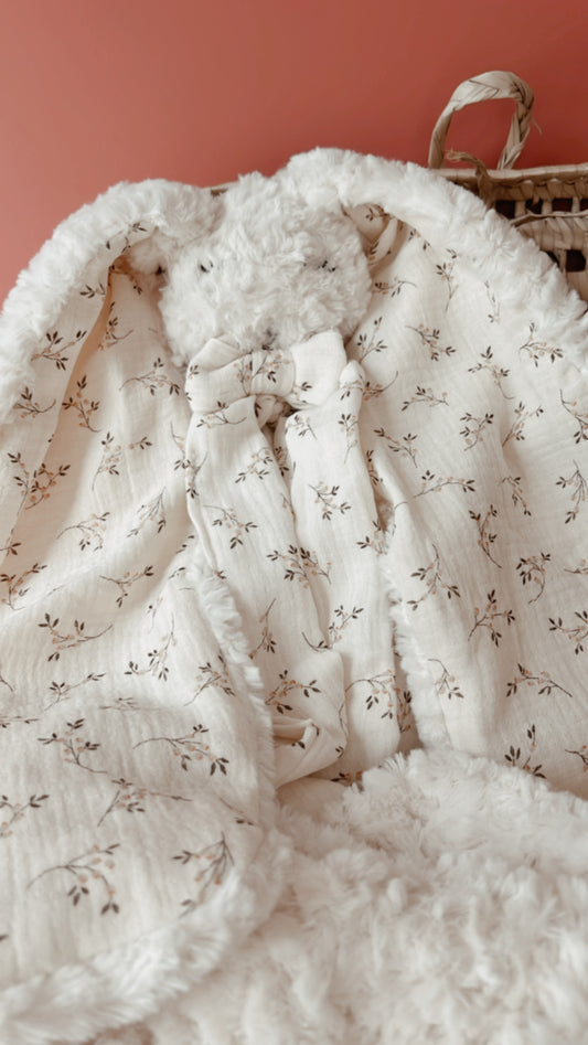 Doudou lange / doudou couverture Simone. L atelier Oz et fee