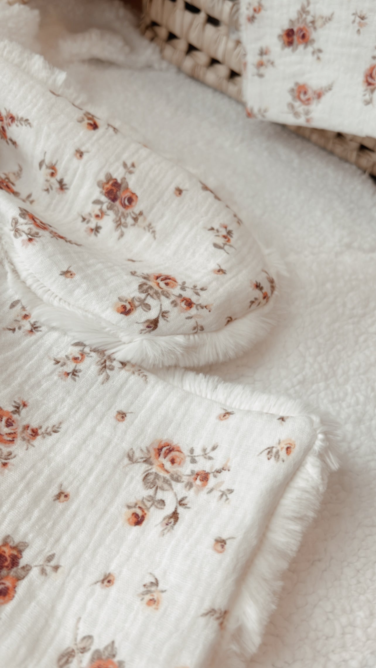 Doudou lange / doudou couverture lapin NINA