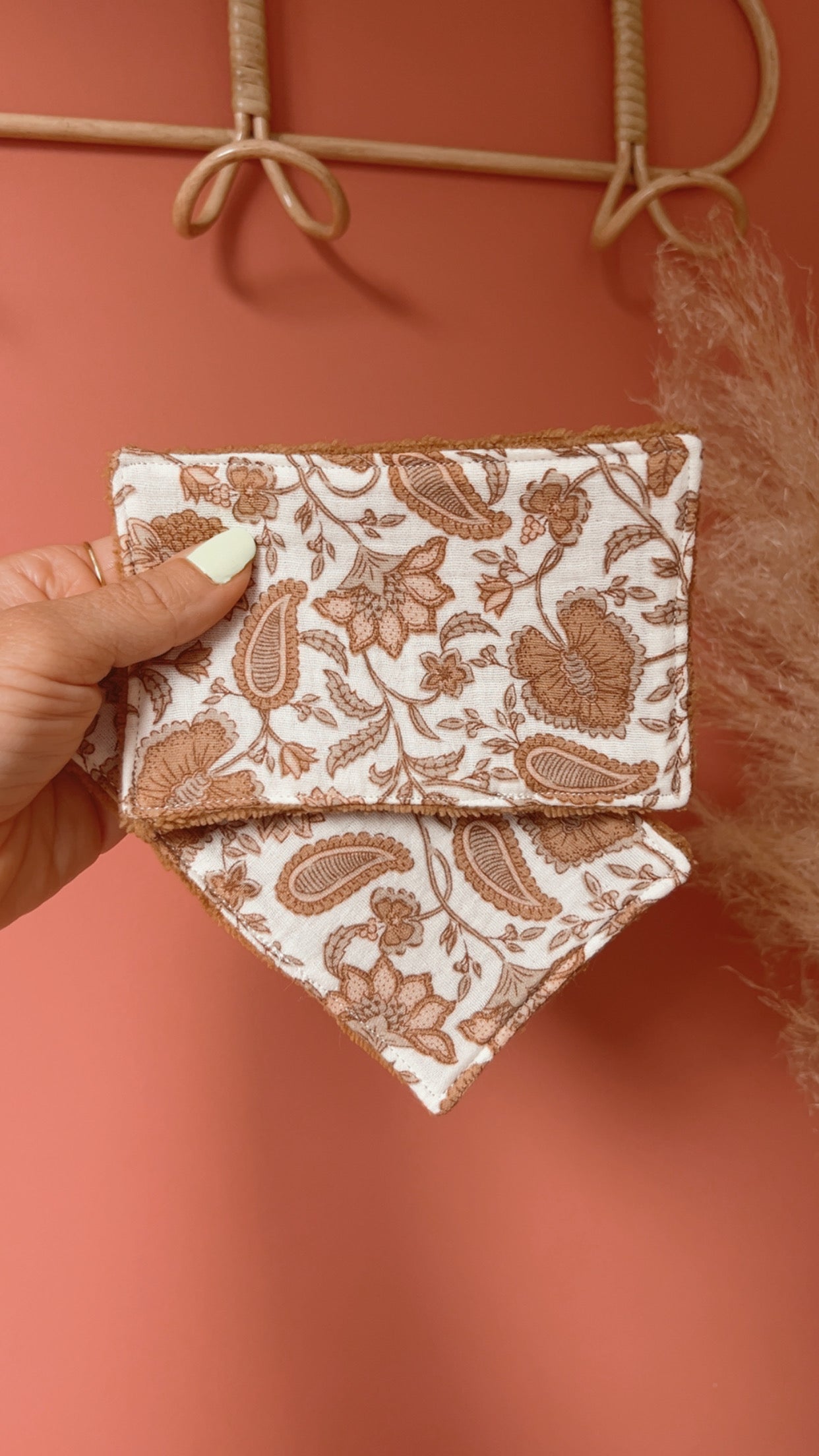 Lot de 2 Lingettes nettoyantes pour bébé, éponge de bambou et gaze de coton 10x15cm, réutilisables, accessoires bébé doux et écologique