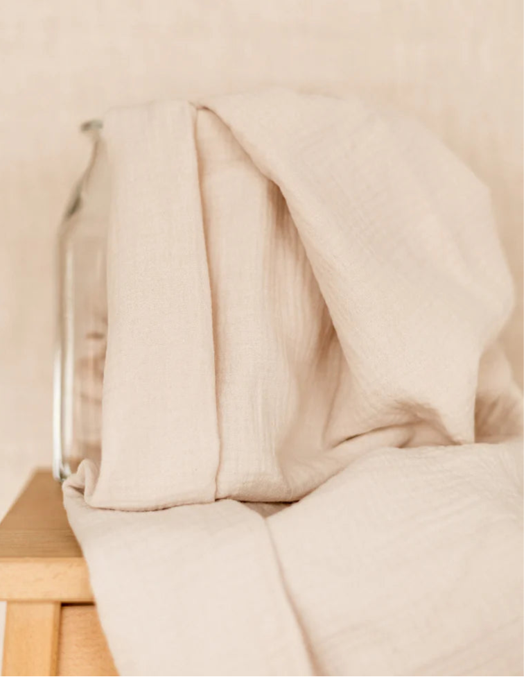 Doudou lange personnalisable - Fourrure écru