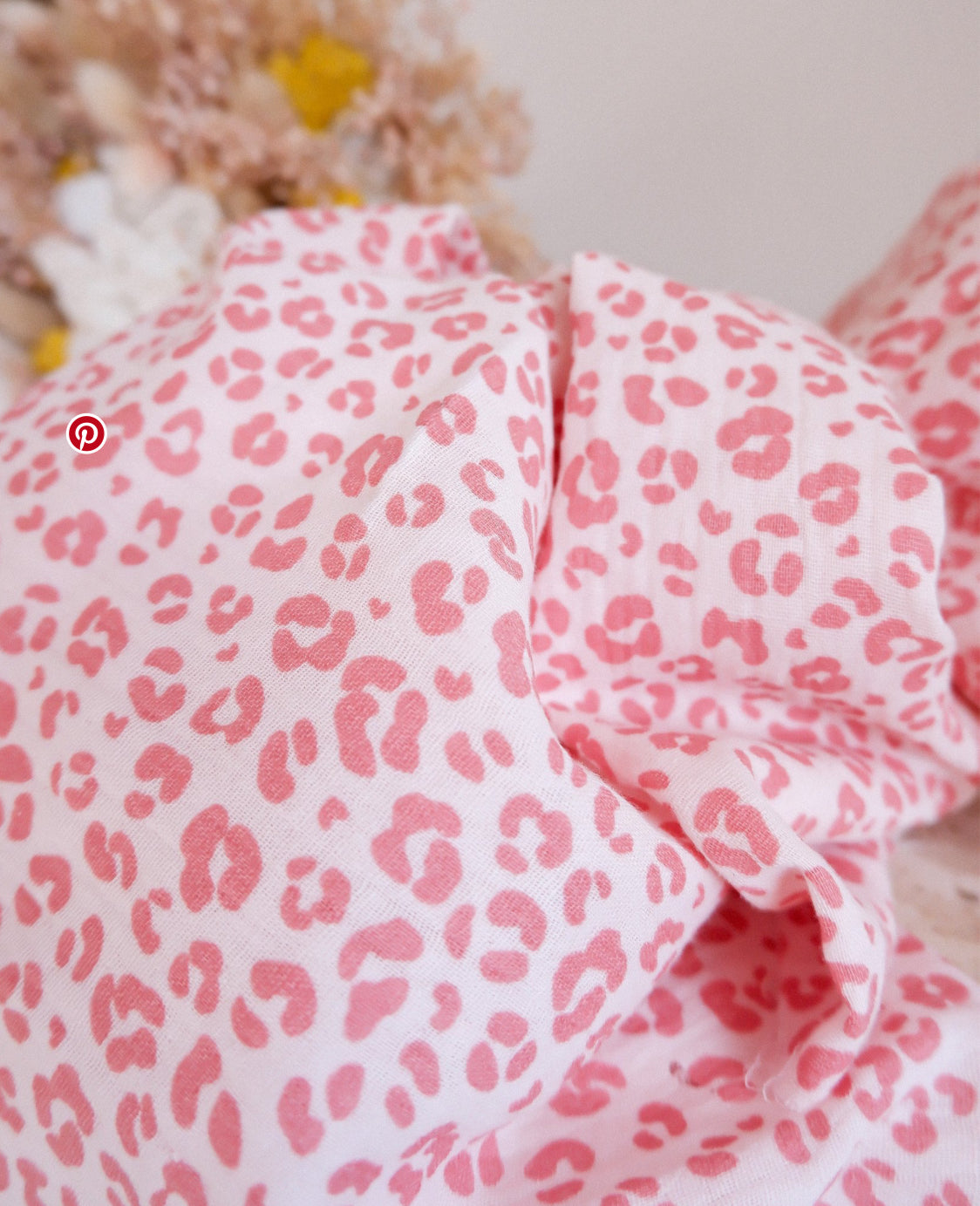 Doudou lange – Double gaze de coton aux couleurs d'été et fausse fourrure Extra douce