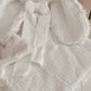 Doudou lange Blanc cassé 25cm EN STOCK L atelier Oz et fee