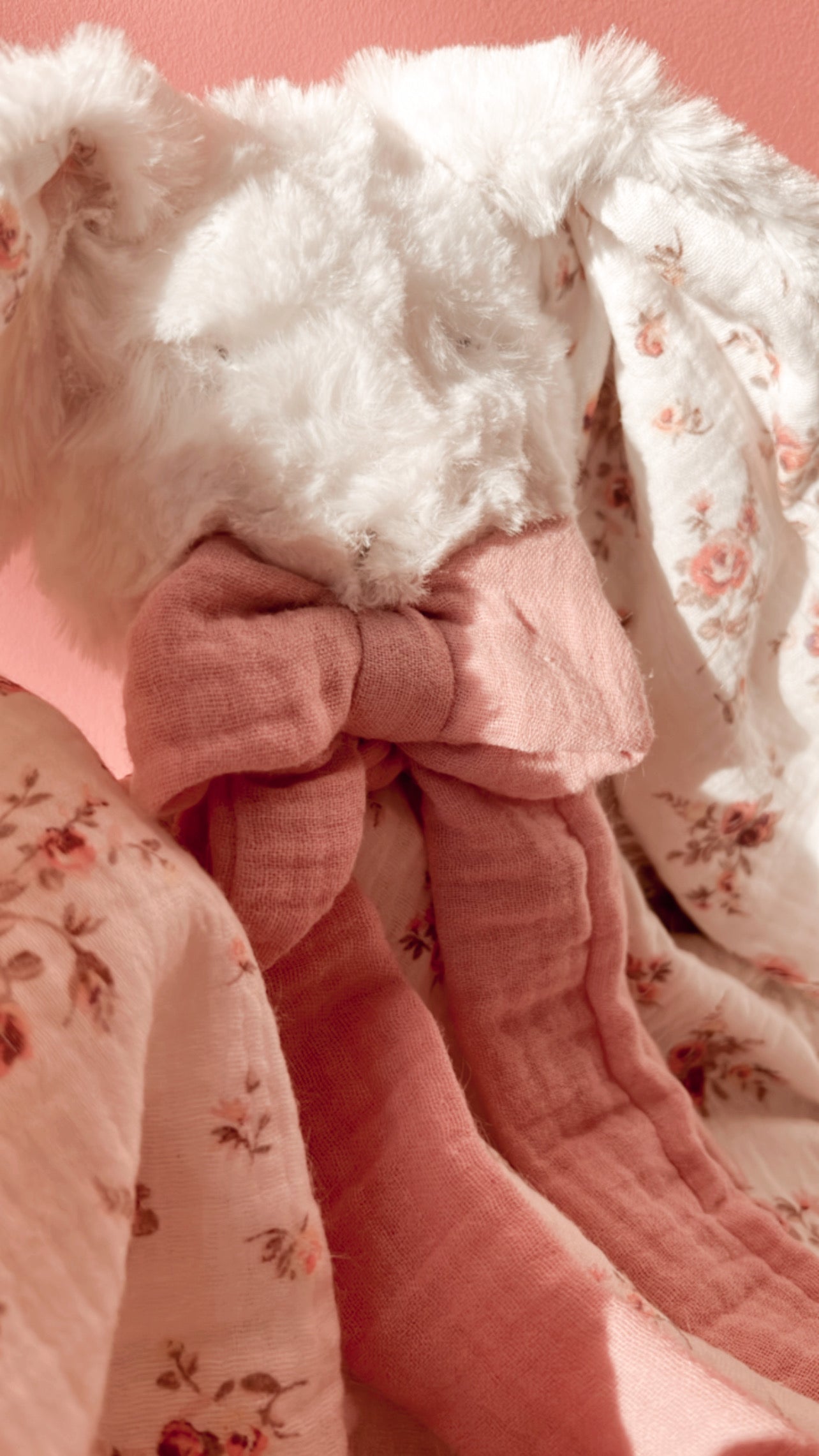 Doudou lange / doudou couverture lapin NINA L atelier Oz et fee