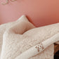 Sherpa ivoire et gaze de coton Girafons - L atelier Oz et fee