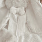 Doudou lange Blanc cassé 25cm EN STOCK L atelier Oz et fee