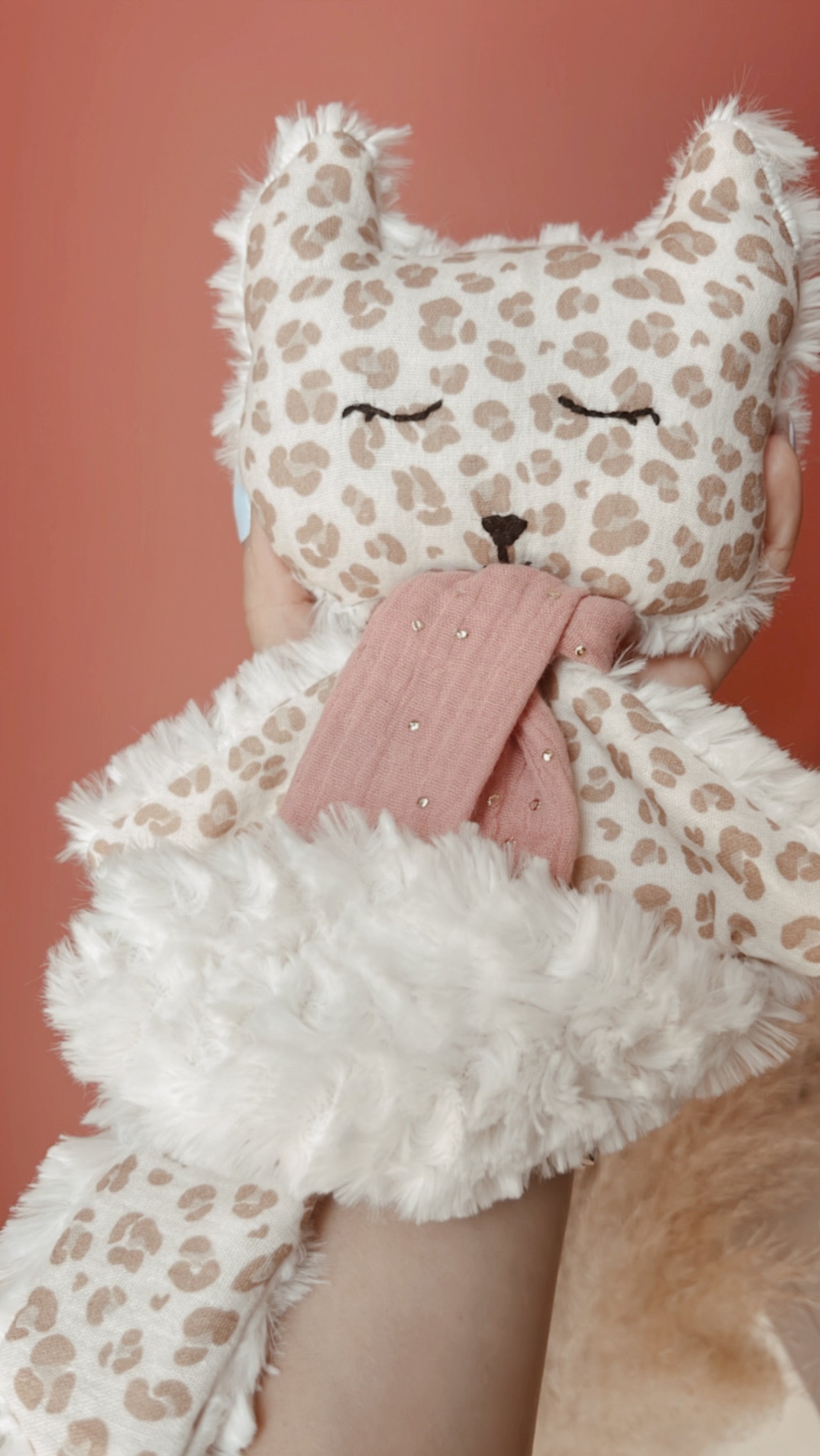 Doudou plat renard L atelier Oz et fee