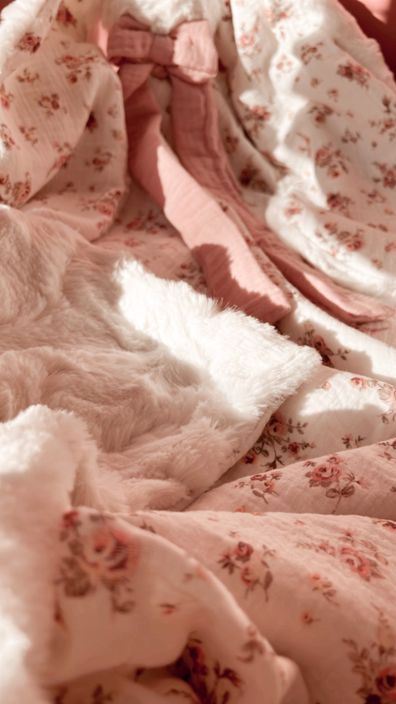 Doudou lange / doudou couverture lapin NINA L atelier Oz et fee