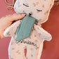 Doudou renard Fleurs de coton