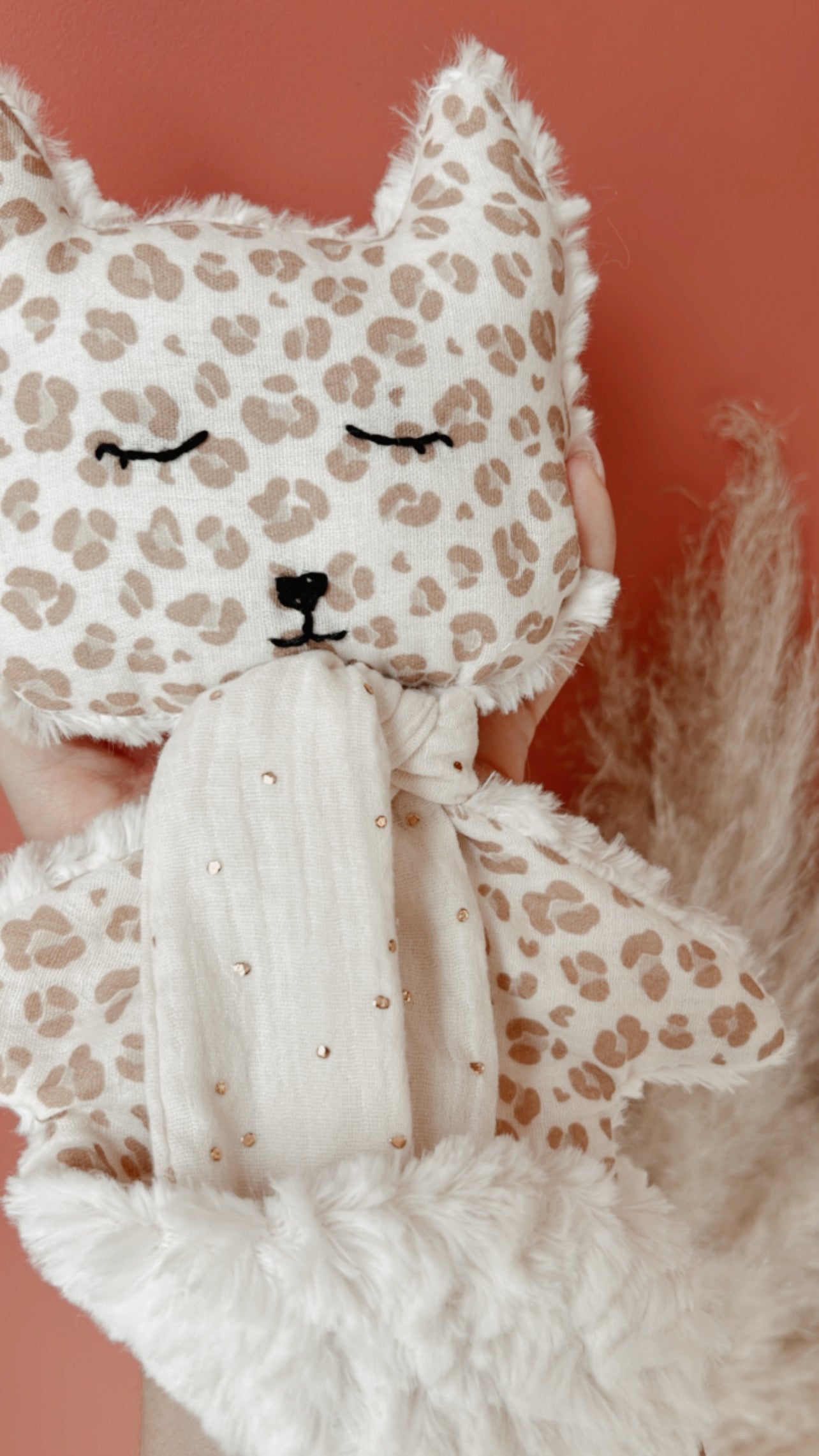 Doudou plat renard L atelier Oz et fee