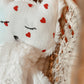 Doudou plat renard en fausse fourrure - Petits cœurs - L atelier Oz et fee