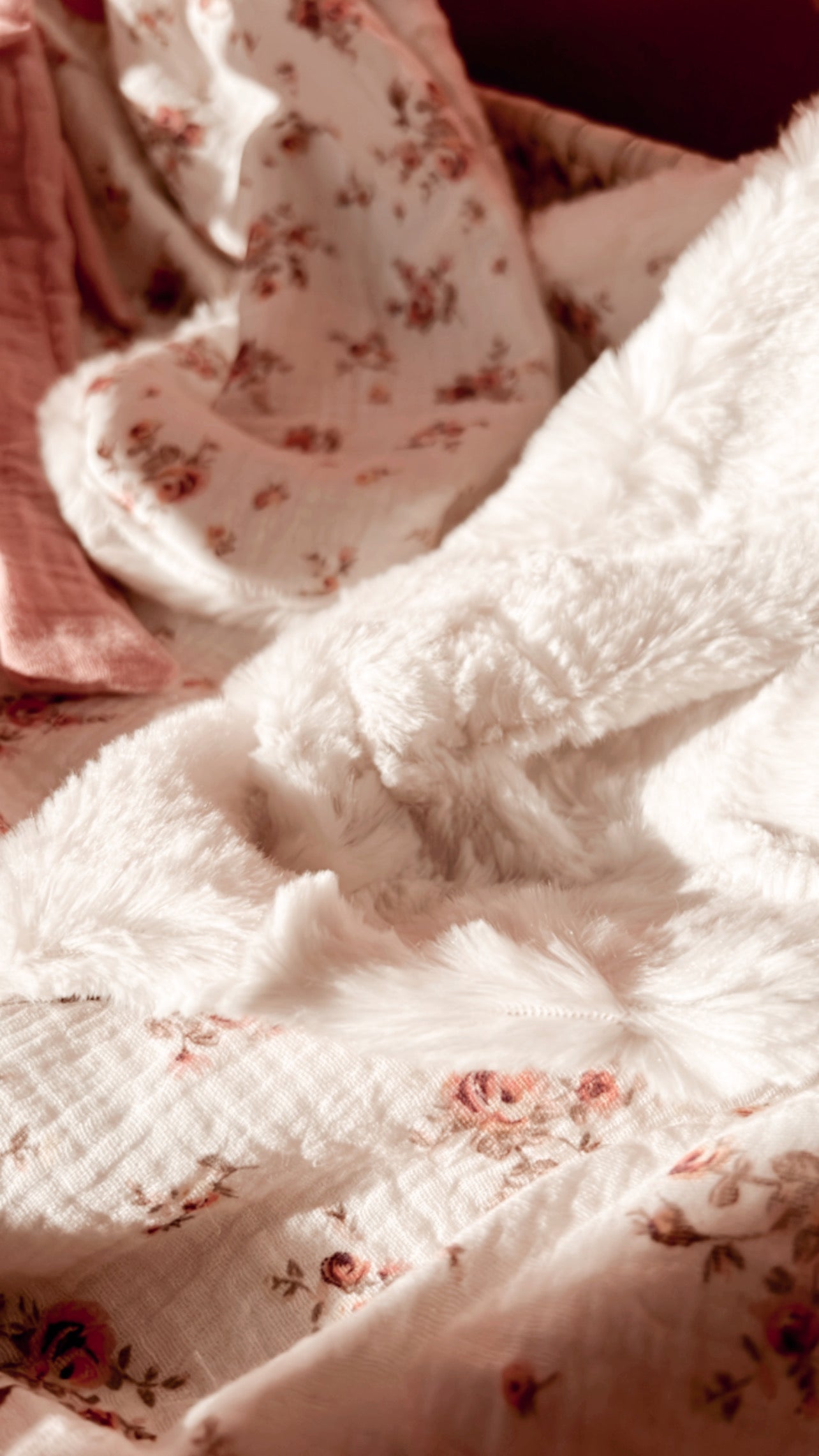 Doudou lange / doudou couverture lapin NINA L atelier Oz et fee