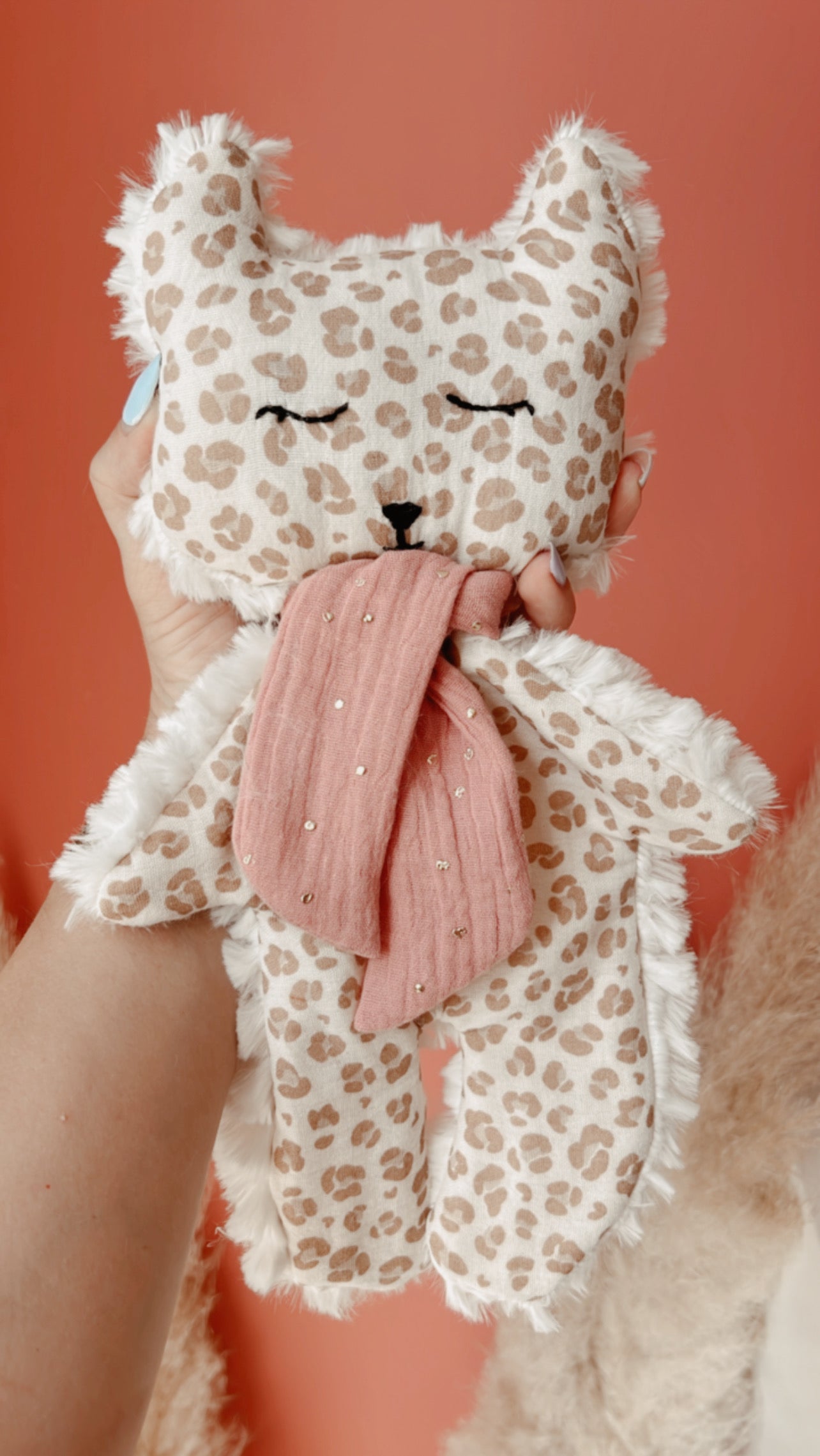 Doudou plat renard L atelier Oz et fee