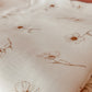 Maxi lange / ma couverture légère 100% en double gaze de coton BIO Marguerite et doublure blanc cassé. L atelier Oz et fee