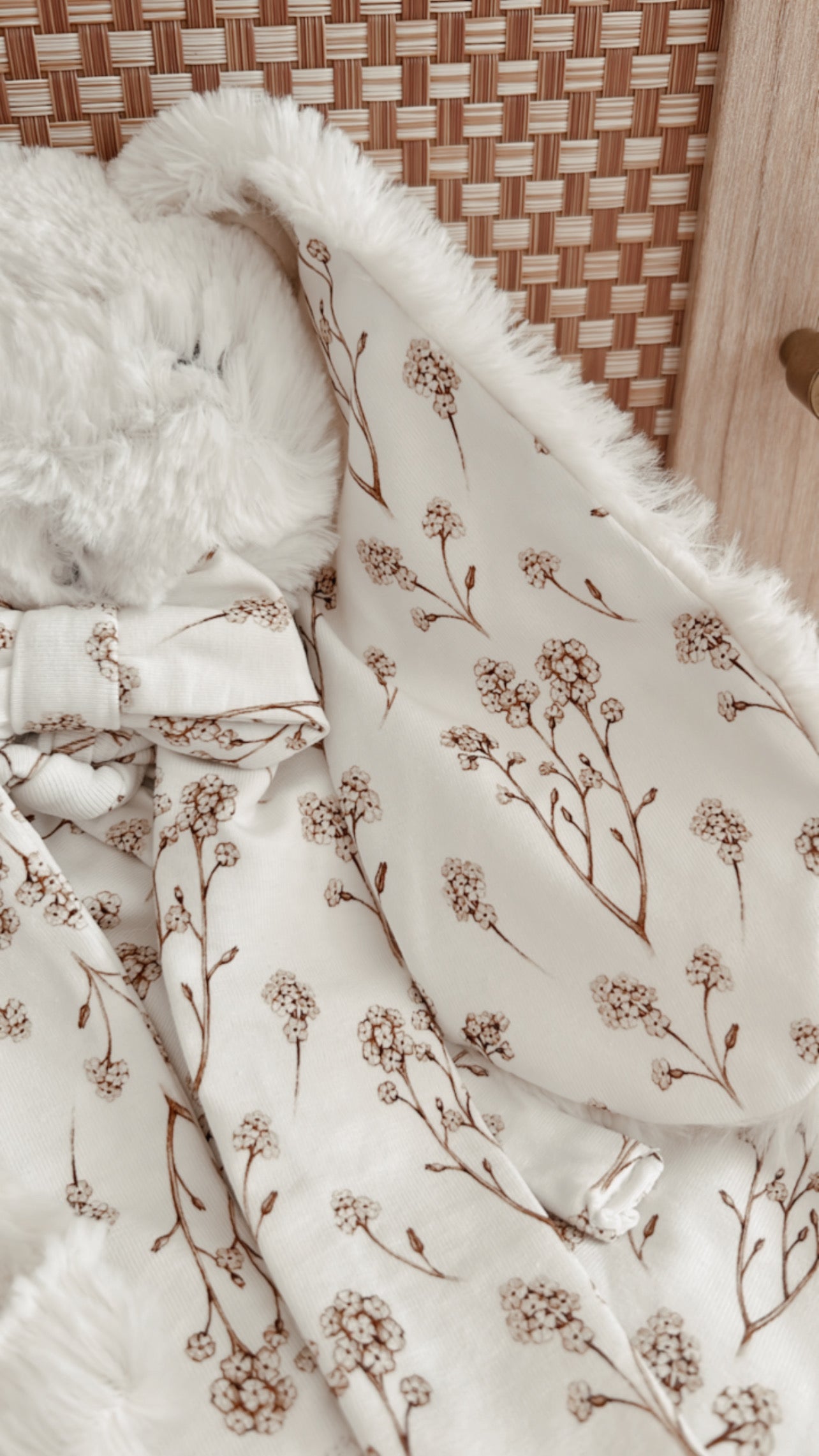 Doudou lange Fleurs séchées 25cm - EN STOCK L atelier Oz et fee