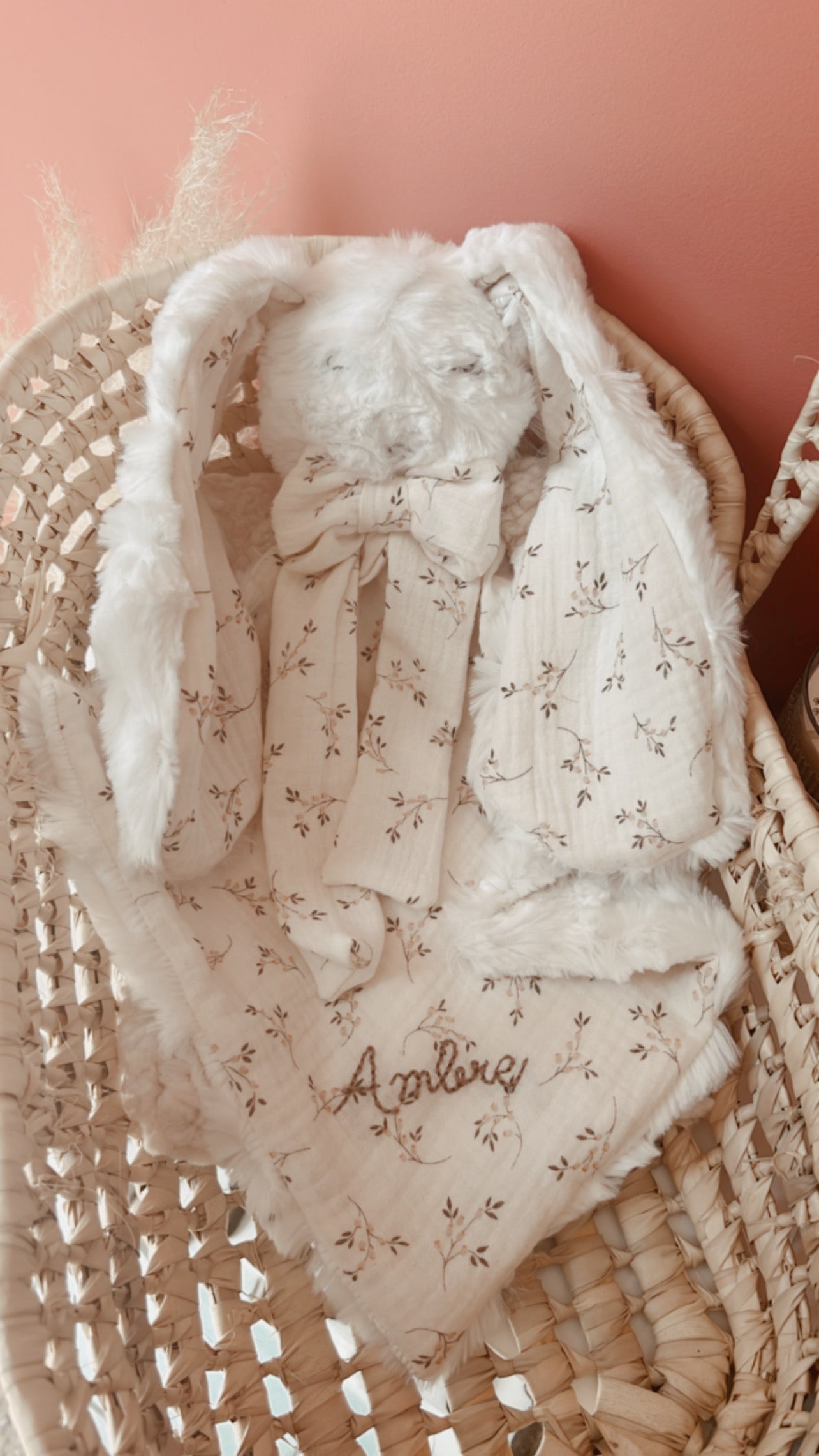 Doudou lange / doudou couverture Simone. L atelier Oz et fee