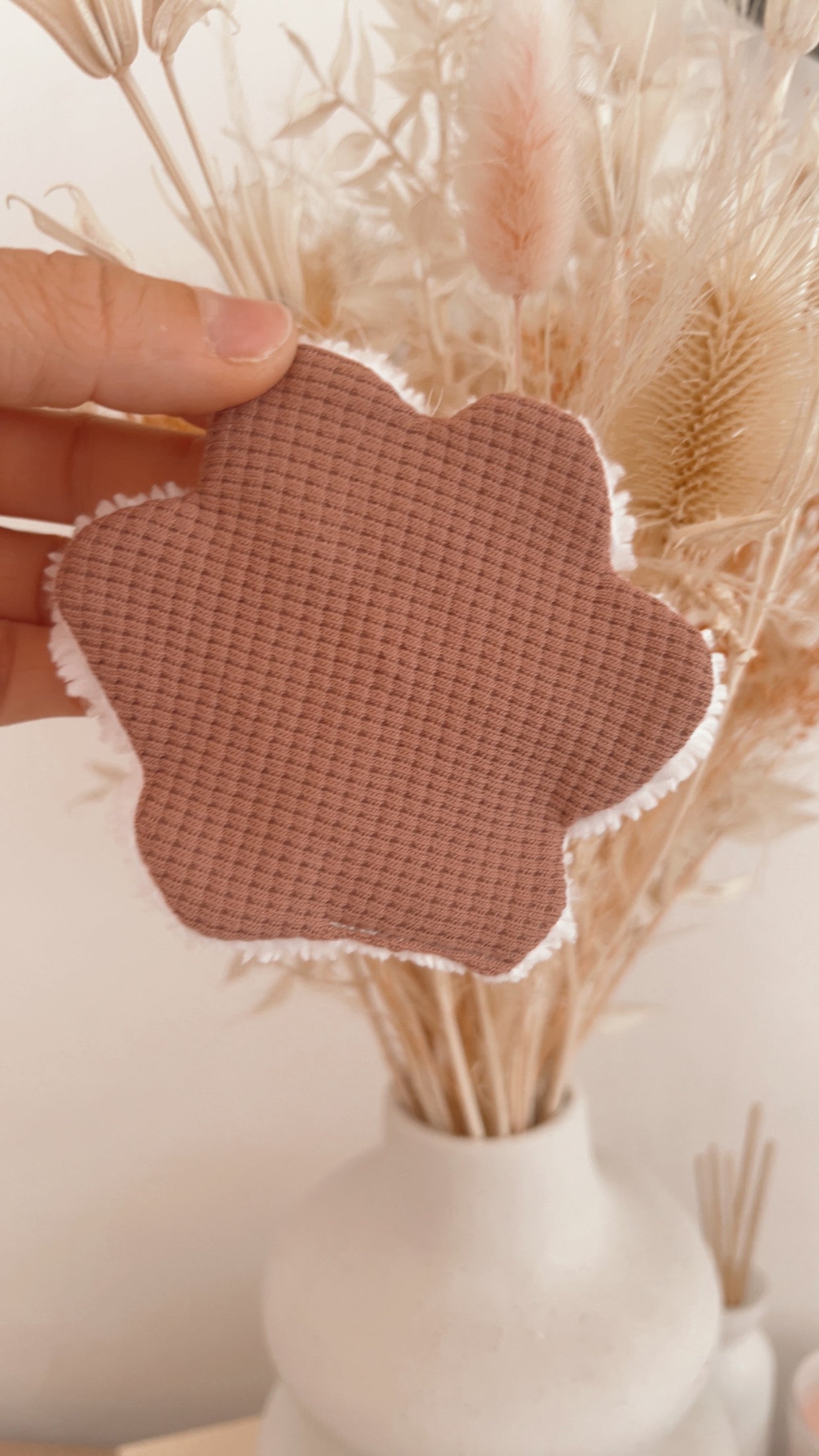 Lingettes lavables, cotons pour animaux en forme de pattes