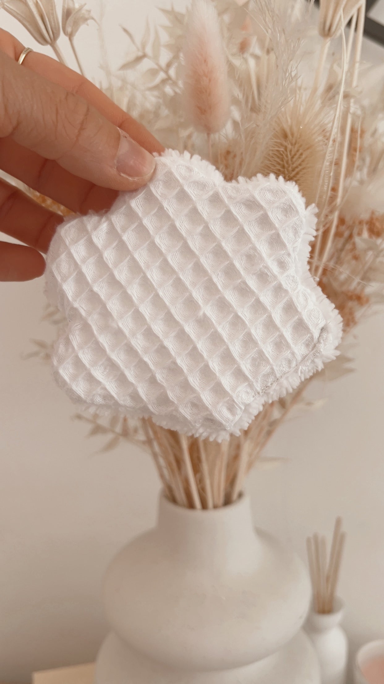 Lingettes lavables, cotons pour animaux en forme de pattes