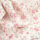 Doudou lange – Double gaze de coton aux couleurs d'été et fausse fourrure Extra douce