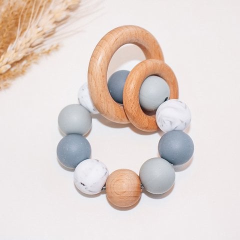 Anneau de dentition Gris vert