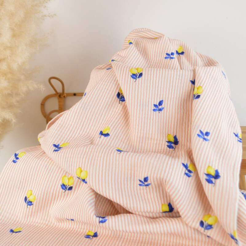 Personnalise le doudou lapin lange en 25cm  avec les nouveaux tissus de la collection été 2026