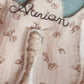 Doudou renard Fleurs de coton