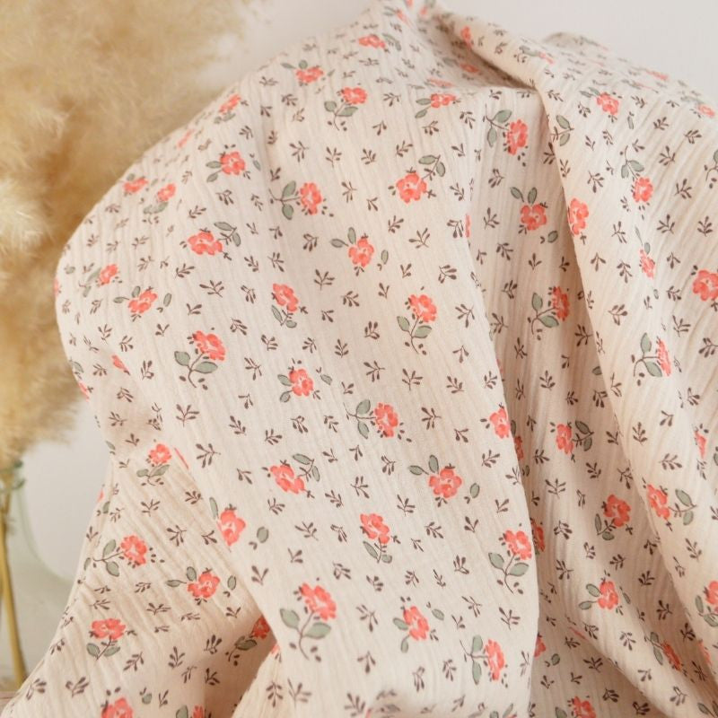 Personnalise le doudou lapin lange en 25cm  avec les nouveaux tissus de la collection été 2026